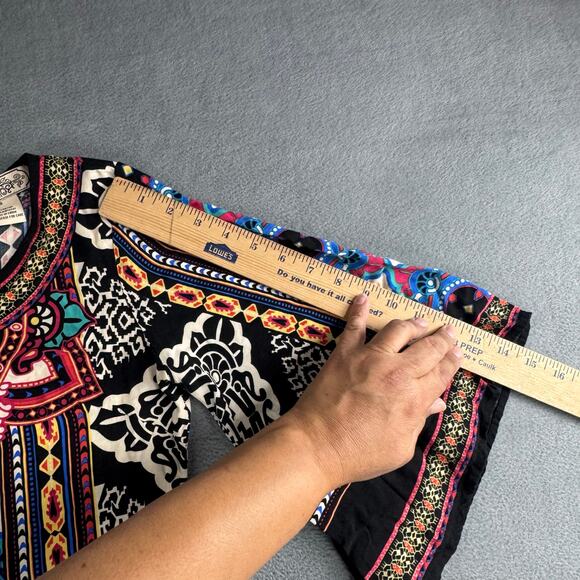 Flying Tomato Anthropologie Dress Print A-Line Shift Bell Sleeve Boho SMALL - Picture 6 of 7